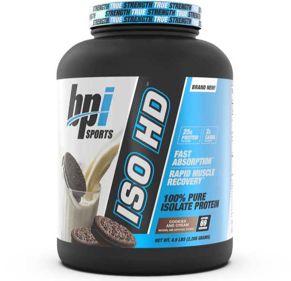 BPI ISO HD 5lbs cookies and cream